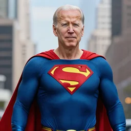 Joe Biden as Superman, Superman returns, 4k, detailed, photo
