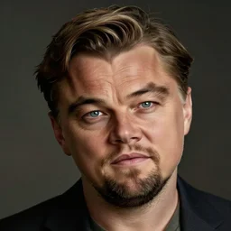 leonardo dicaprio as an old man, portrait, wrinkles, lines, portrait