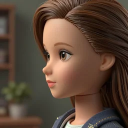 closeup profile portrait of theresa russell as a mark ryden doll, detailed digital art, trending on artstation, depth of field, detailed and intricate environment, 8 k resolution, hyperrealistic, octane render