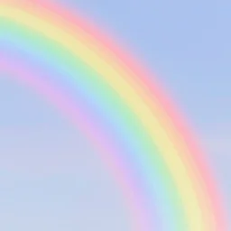 rainbow gradient pastel painted by lesser ury & sanford robinson gifford, 8 k, trending on artstation, arena, are. na