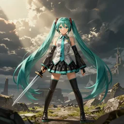 Hatsune Miku in Warhammer 40K