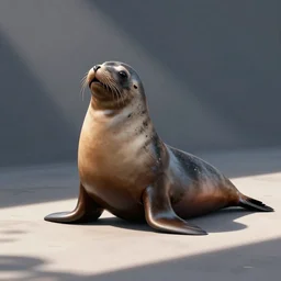 sea lion bar mitzvah, digital art, unreal engine