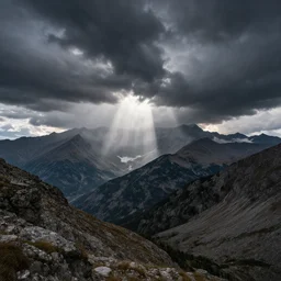 beautiful landscape photography by marc adamus, storm, mountains, dramatic sky