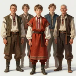 character concept art of a finnish boy in tradtional clothing, by jim burns and greg rutkowski, beksinski, konstantin razumov, award winning art, masterpiece