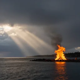 fire at a sea parks