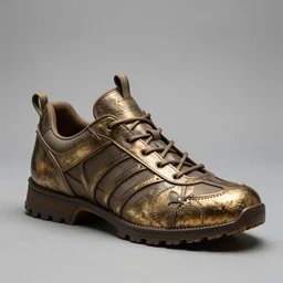 product photo of ancient medieval - themed athletic shoes designed by h. r. giger