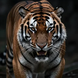 a fierce tiger, marvel, dark, intricate, highly detailed, smooth, artstation, digital illustration by Ruan Jia and Mandy Jurgens and Artgerm and Wayne Barlowe and Greg Rutkowski and Zdislav Beksinski
