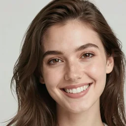 a smiling women taking a zoomed out selfie, hyper realistic photography, highly detailed, sharp focus, good vibes, realistic, highly detailed attribute, award winning, art by portrait realistic illustrators