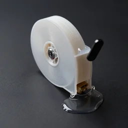 a melting plastic tape dispenser