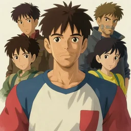 massive athlete unshaved, french colors on his shirt, art by studio ghibli and j. c. leyendecker and greg rutkowski and artgerm and ilya kuvshinov, portrait, d & d, fantasy, highly detailed, digital painting, headshot, trending on artstation, concept art, sharp focus, illustration