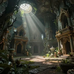 a liminal space place in bangkok, weird place, unreal engine