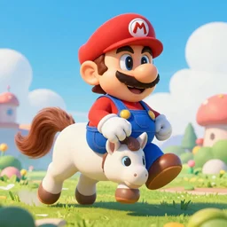 Wario as a centaur digital art 4k