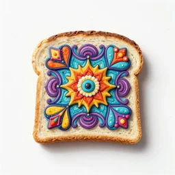 psychedelic toast