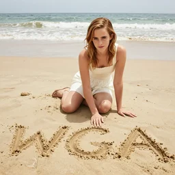 emma watson made out of sand emma watson made out of sand emma watson made out of sand on beach emma watson made out of sand