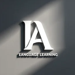 language learning logo, big, simple, modern, beautiful, stunning