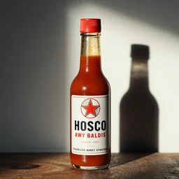 hot sauce bottle by Andy Warhol