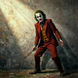 the joker drawn by banksy