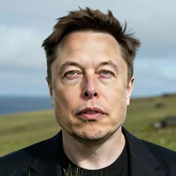 Elon Musk easter island head
