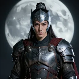 a highly detailed beautiful portrait of moon knight, lixin yin