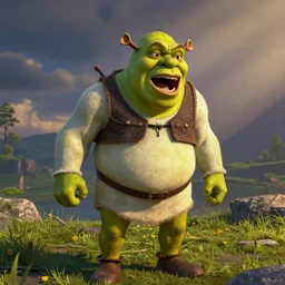 shrek screaming