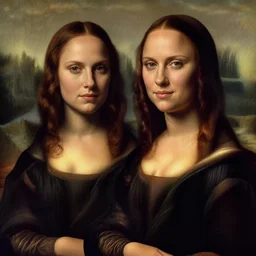 portrait of natalie portman and scarlet johansson in star war movie by thomas blackshear, albrecht durer, jean delville, jan van eyck, da vinci