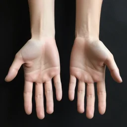 Anatomically correct hands