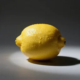 a terrified lemon