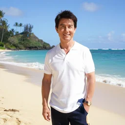 Tom cruise, Hawaii beach