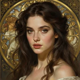 beautiful young ornella muti, closeup, d & d, fantasy, intricate, elegant, highly detailed, digital painting, artstation, sharp focus, fantasy art, illustration, art by artgerm and greg rutkowski and alphonse mucha