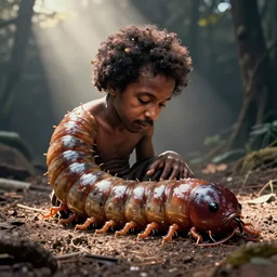 john coltrane cuddling a giant slimy maggot