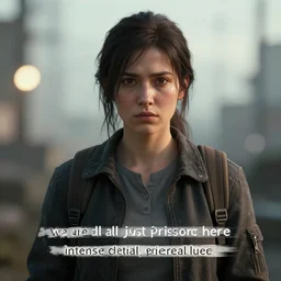and she said,'we are all just prisoners here, intense detail, hyperealism, unreal engine 5, depth of field, bokeh, cinematic, octane render, 3 d 8 k