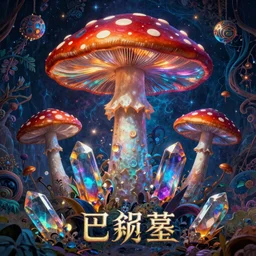 vibrant chromatic crystal psychedelic mushroom ritual intricate highly detailed symmetrical, cinematic movie poster colorful and vivid pattern