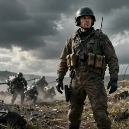 Master Chief during the D-Day landings