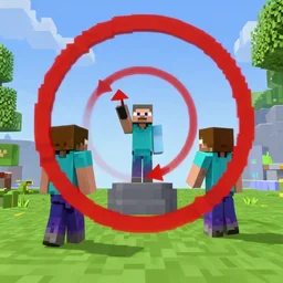thumbnail of youtube video minecraft fortnite trending victory royale red circle arrow dream