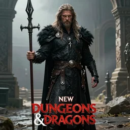 steve buscemi as dark barbarian lord in the new dungeons & dragons style movie