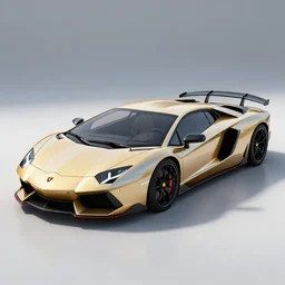 a super sports car made between lamborghini and ferrari. super sports car. 3 d render.