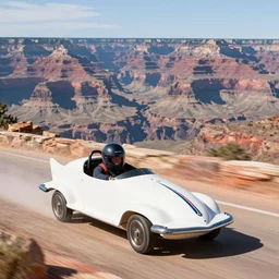 soap box derby race in the grand canyon, action shot, photograph, 8 k