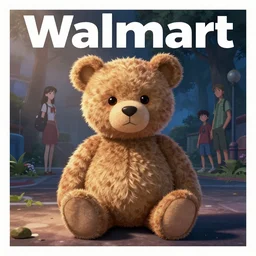 the notorious b. i. g. as a teddy bear in walmart, animation pixar style, shaded lighting poster by magali villeneuve, artgerm, jeremy lipkin and michael garmash, rob rey and kentaro miura style, trending on art station