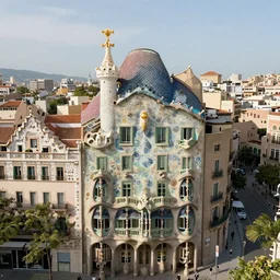 A entire city designed by Antoni Gaudí. 4K. Trending on artstation.