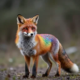 rainbow cosmic fox