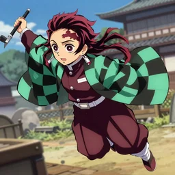 gal gadot flying screenshot from demon slayer 鬼滅の刃 anime gal gadot