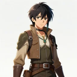 Portrait of an Anime Protagonist from the Fallout franchise