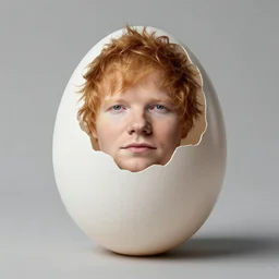 ed sheeran as an egg