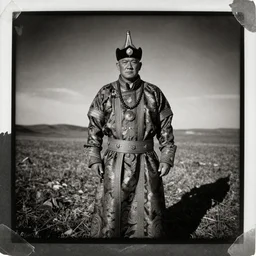 A Mongolian necromancer, ambrotype