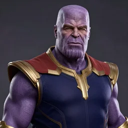 walter white as thanos, highly detailed, realistic digital art