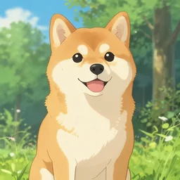 the cutest shiba inu in the world, makoto shinkai