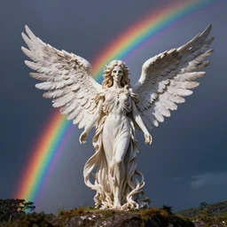 rainbow cosmic angel of death