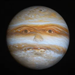 matte panting of jupiter