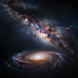 galaxy background banner digital art space beautiful atmospheric