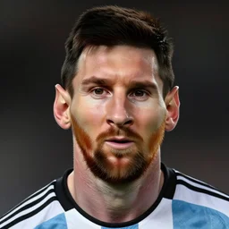 portrait of Lionel Messi painted by Caravaggio